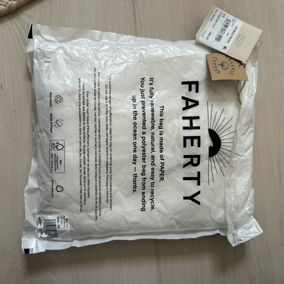 Faherty Celina Organic Cotton Peasant Blouse - Picture 5 of 7